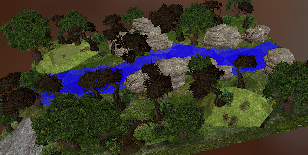 60 x 44 Dense Woodlands Trail Warhammer 40k map by Dat Cheeky Heretic Resized for 9th edition by Marius Evander