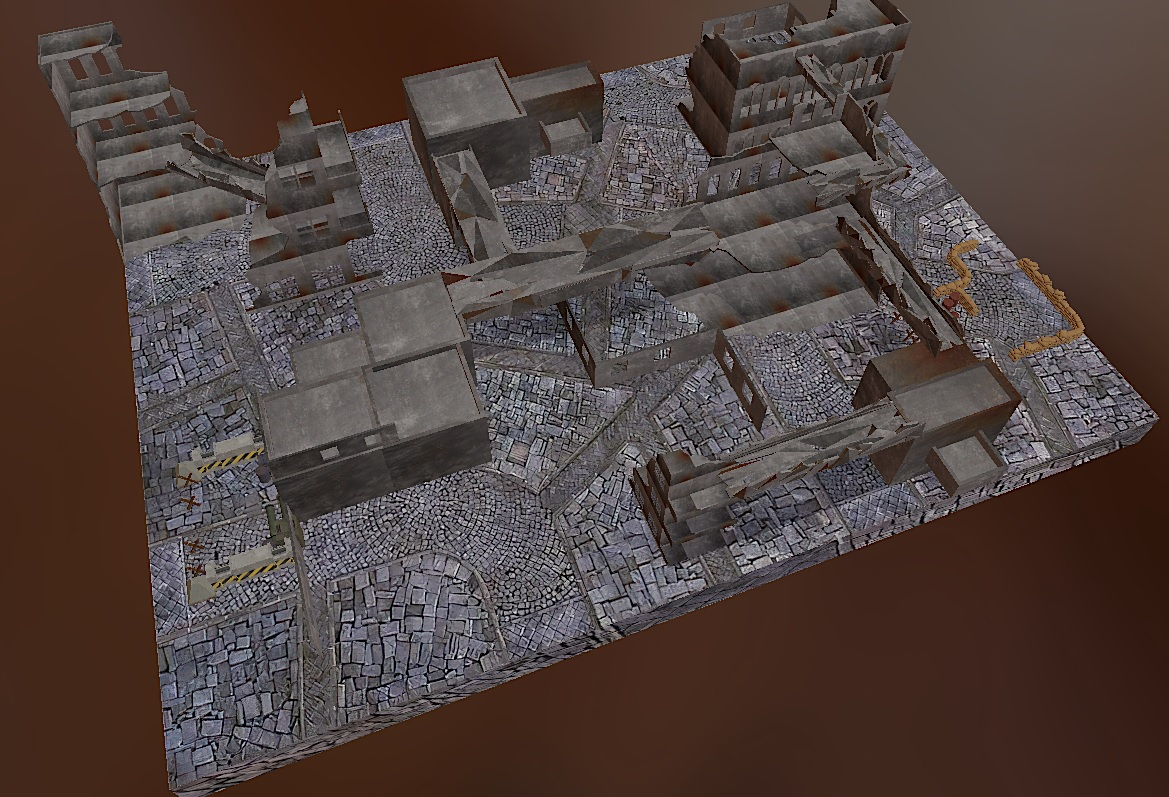 60 x 44 Warhammer 40k Map City Clash by lotusdreams Updated for 9th edition by Marius Evander