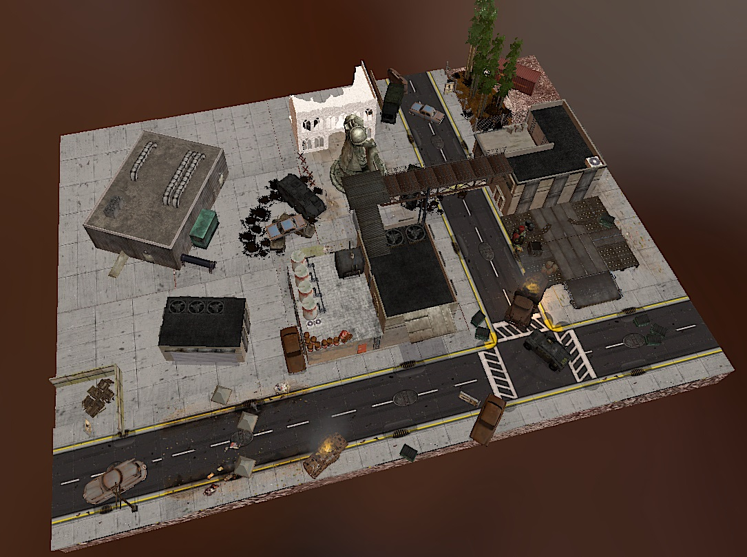 60 x 44 Gandr - Warhammer 40k Wasteland city map by Gandr Updated for 9th edition by Marius Evander