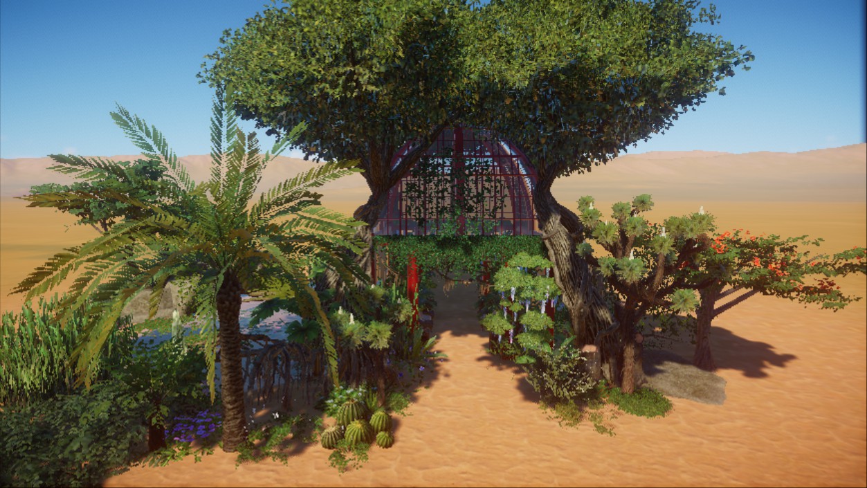 Greenhouse tropical arch