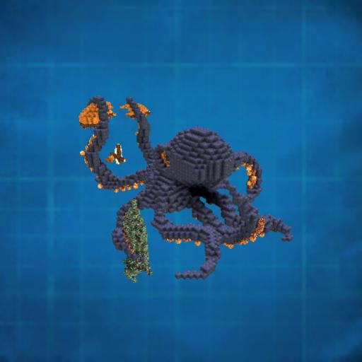 Kraken destroys a little ship part 1