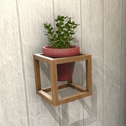 Little cube plant pot - Terracotta