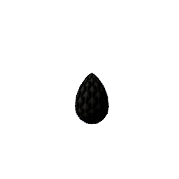 Dragon Egg - Glowing Black