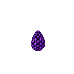 Dragon Egg - Glowing Purple
