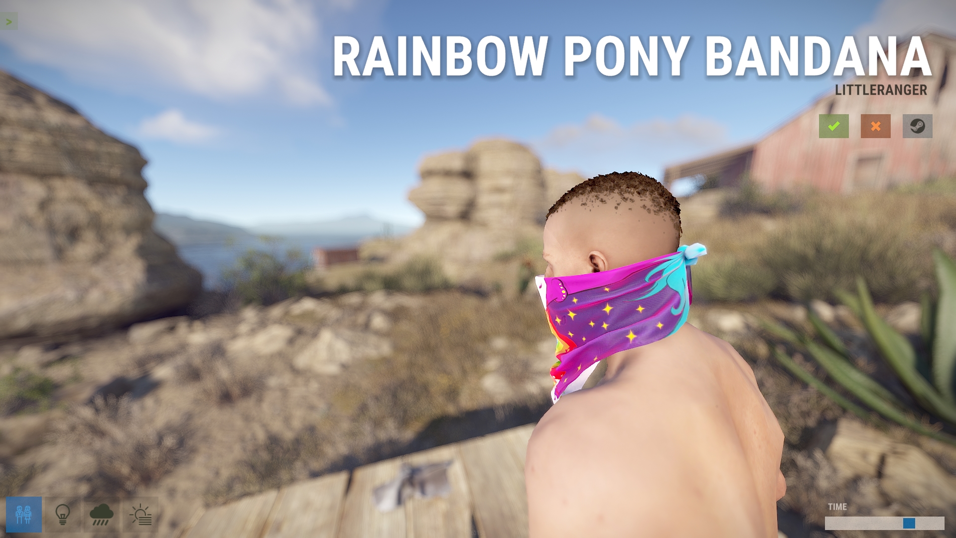 Rainbow Pony Bandana