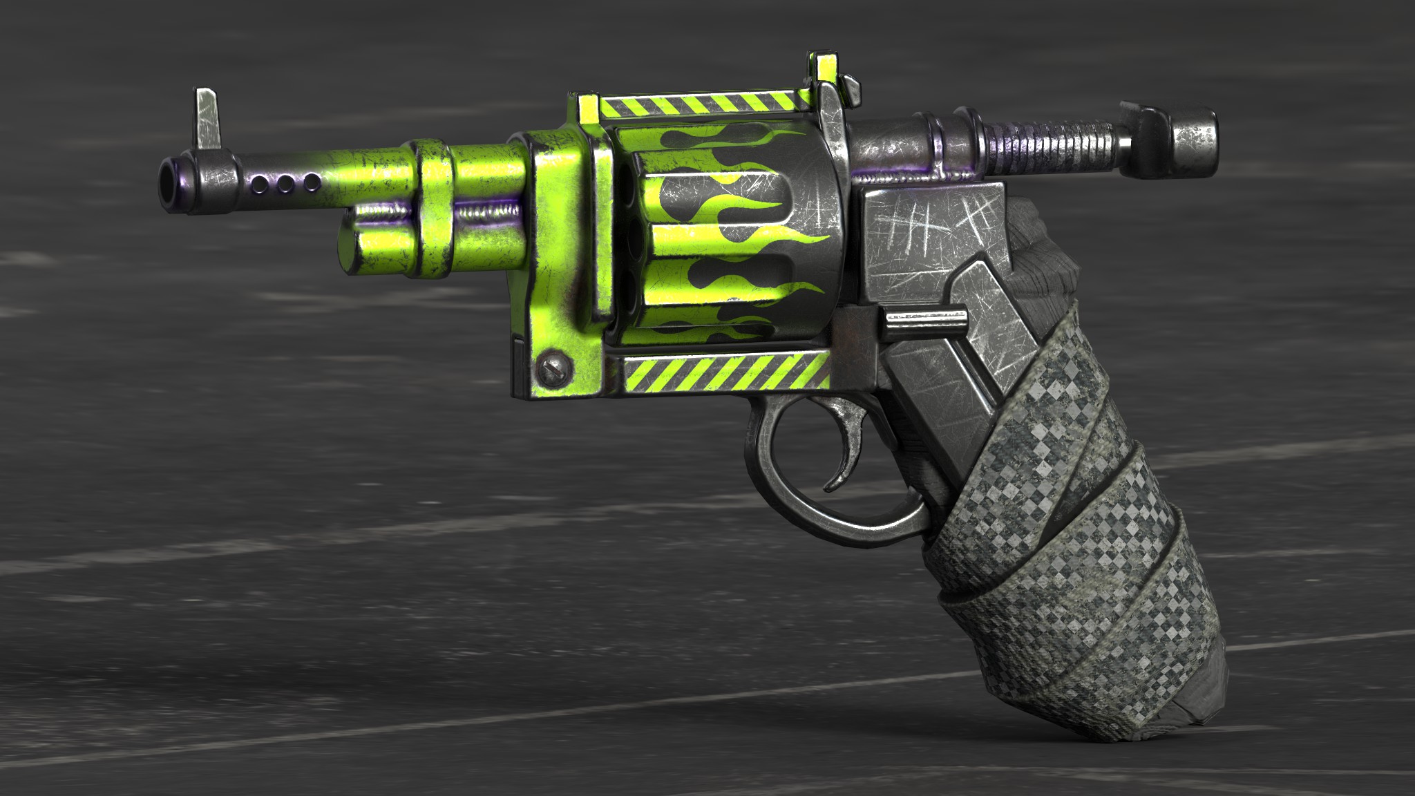Toxic Flame Revolver