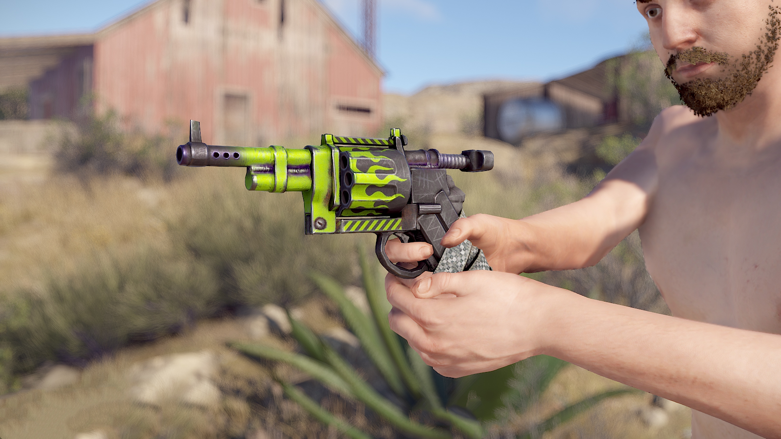 Toxic Flame Revolver