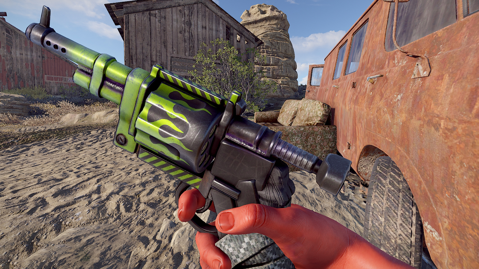 Toxic Flame Revolver