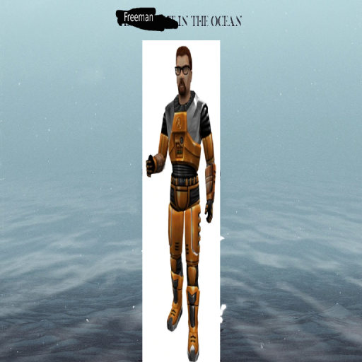 Freeman in the Ocean