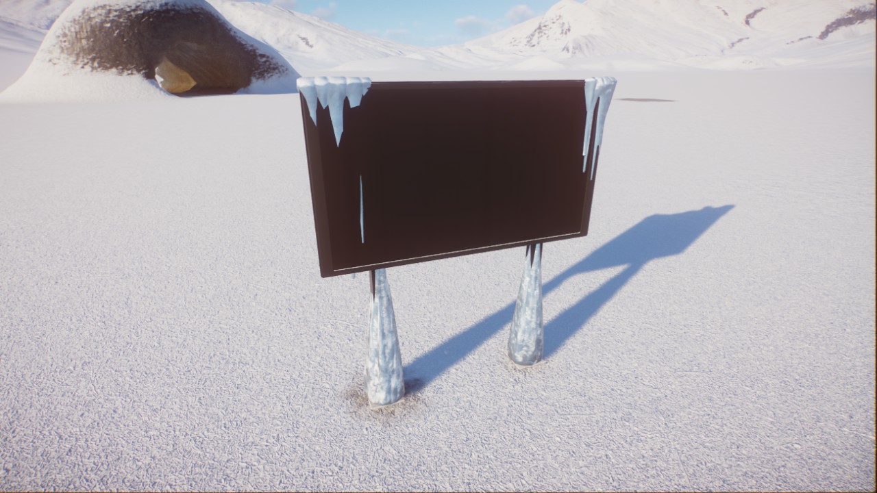 Ice Age - Habitat Information Board (Solar-powered) [by stunfish]