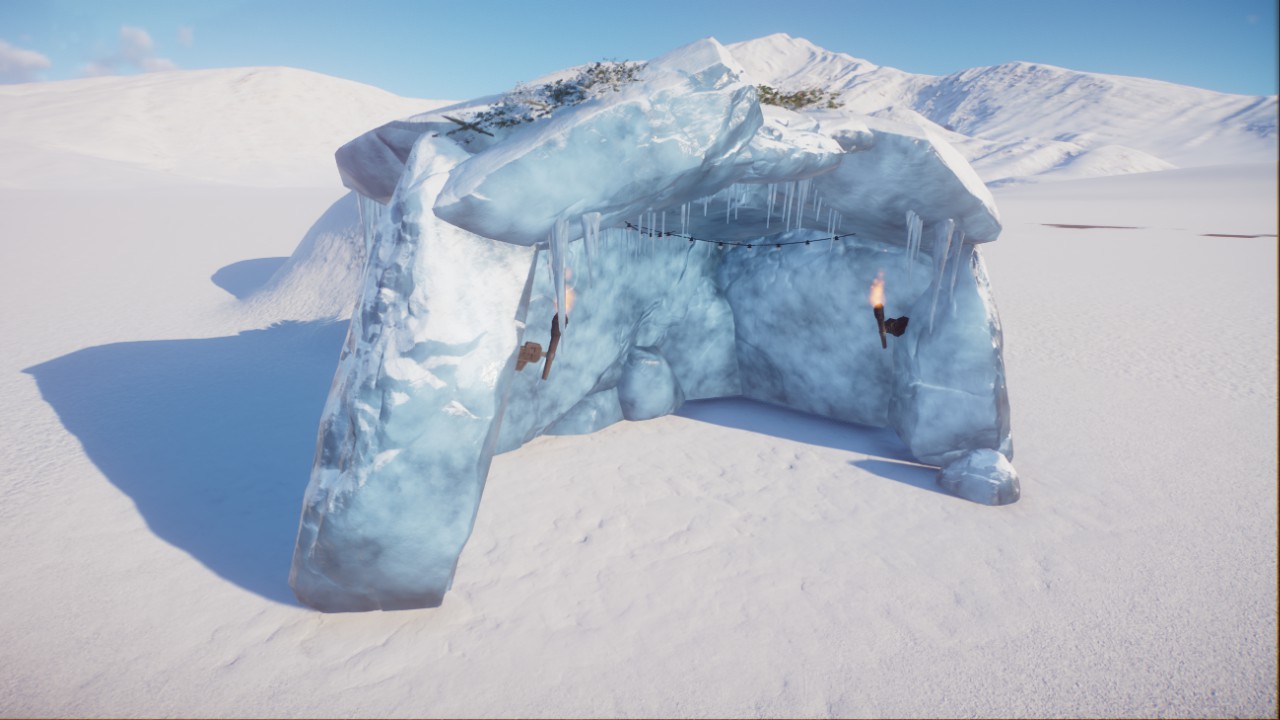 Ice Age - Ice cave shelter [by stunfish]