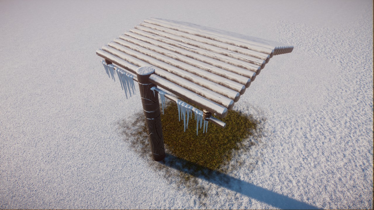 Ice Age - Walkway Shelter with lamp [by stunfish]