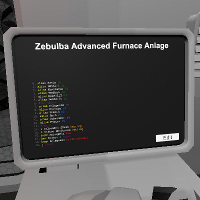 Zebulba Advanced Furnace Anlage