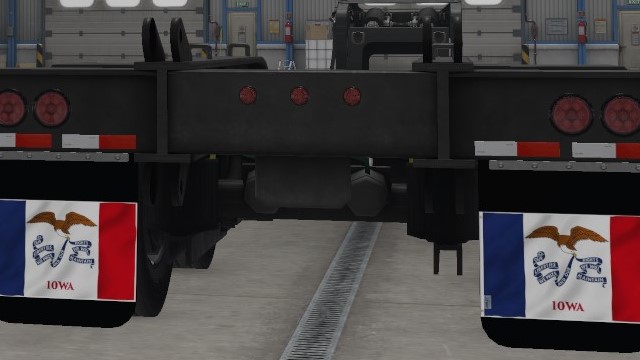 State of Iowa Trailer Mud Flaps