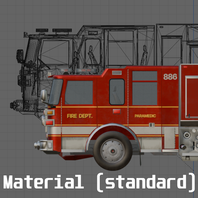 Standard Material (FireTruck) preview