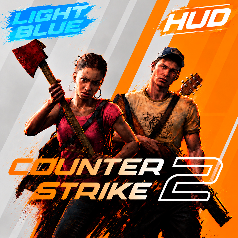 CS 2 | HUD Light Blue | Without Custom Icons