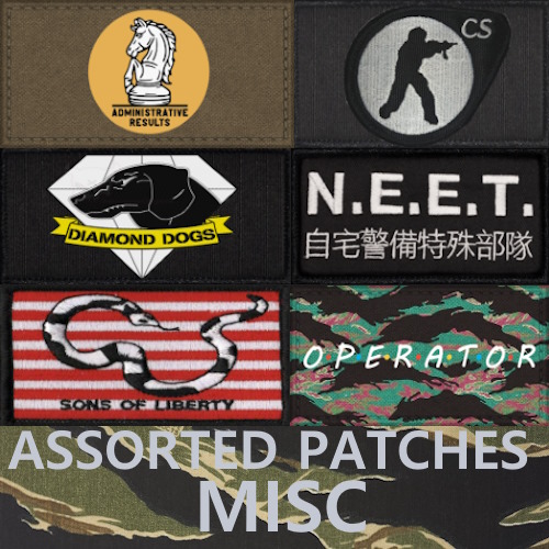 Assorted Patches Lite Edition - Misc (109 Pack)