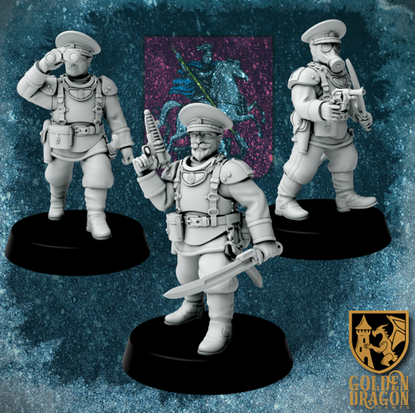 MARCHER Empires At War: (RUS) Infantry Command, Officers and Heroes