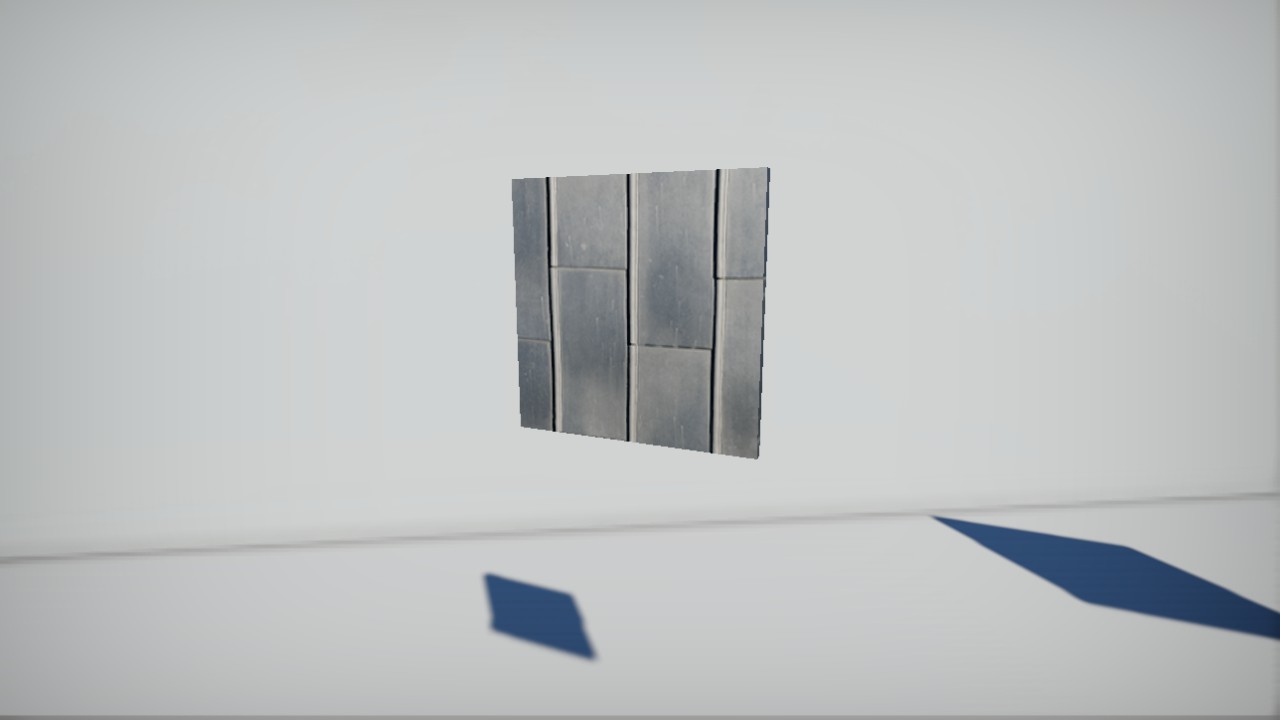 Rooftile 1m Plated Metal