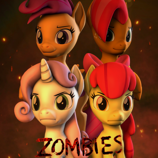 My Little Pony Characters Pack 3 - Cutiemark Crusaders (Zombies Only)