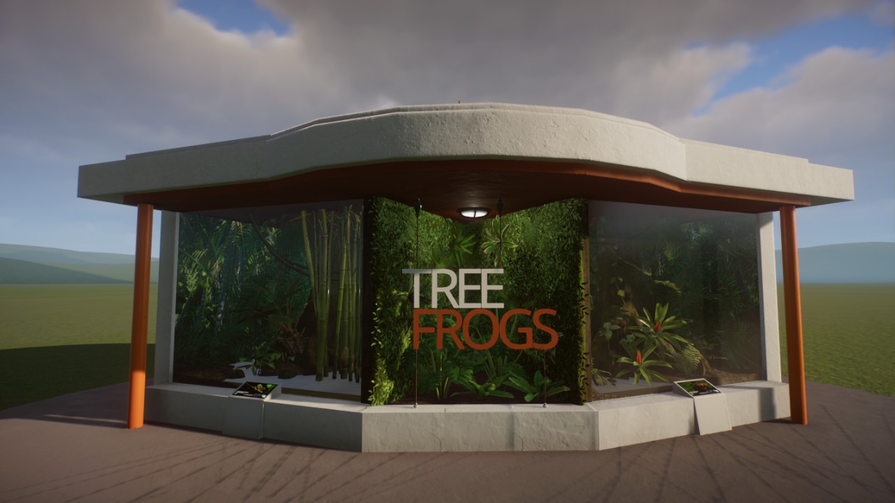Modernist Tree Frog Exhibit by ZSHplays