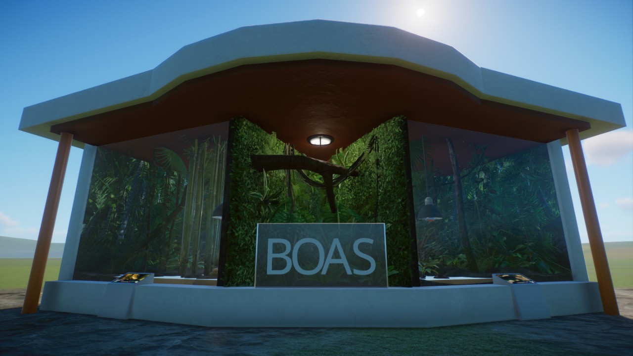 Modernist Snake Exhibit by ZSHplays