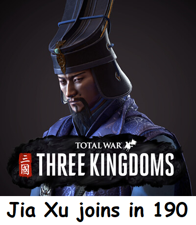 Jia Xu joins player's faction in 190
