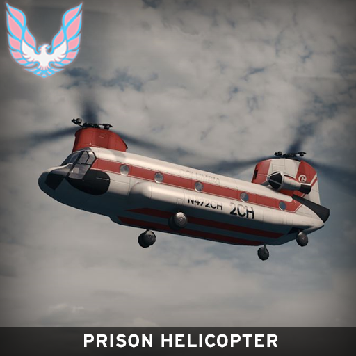 CH-47 Chinook prison helicopter