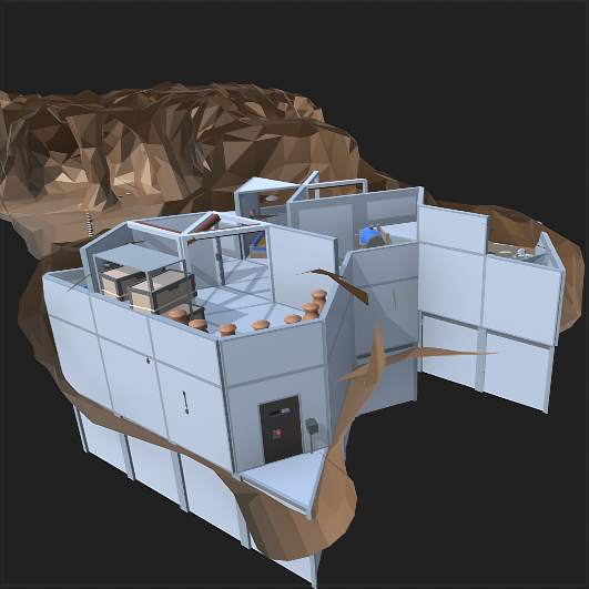 Large cave solo duo base