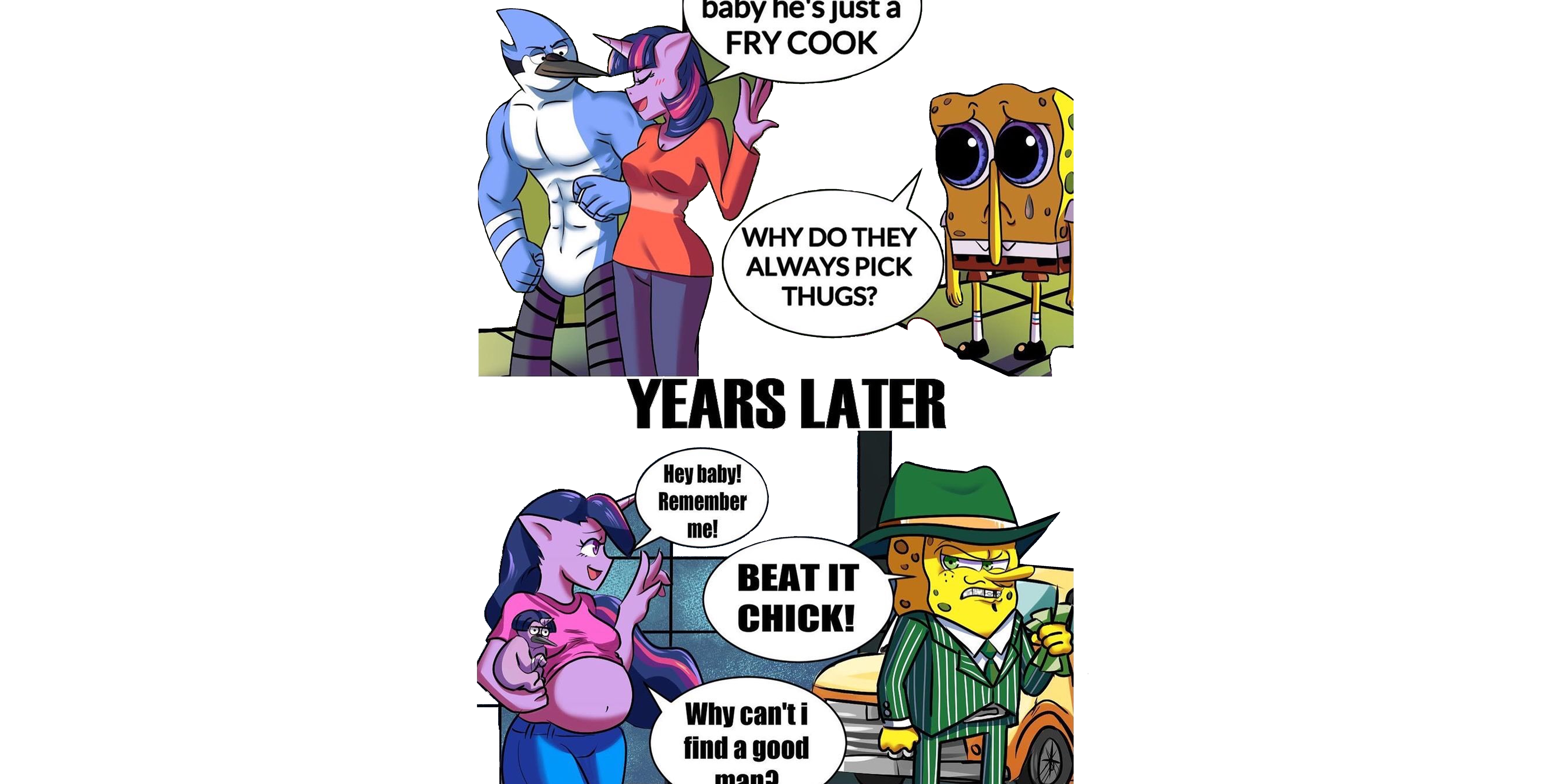 Modetwi n spongebob meme crossover map (updated)