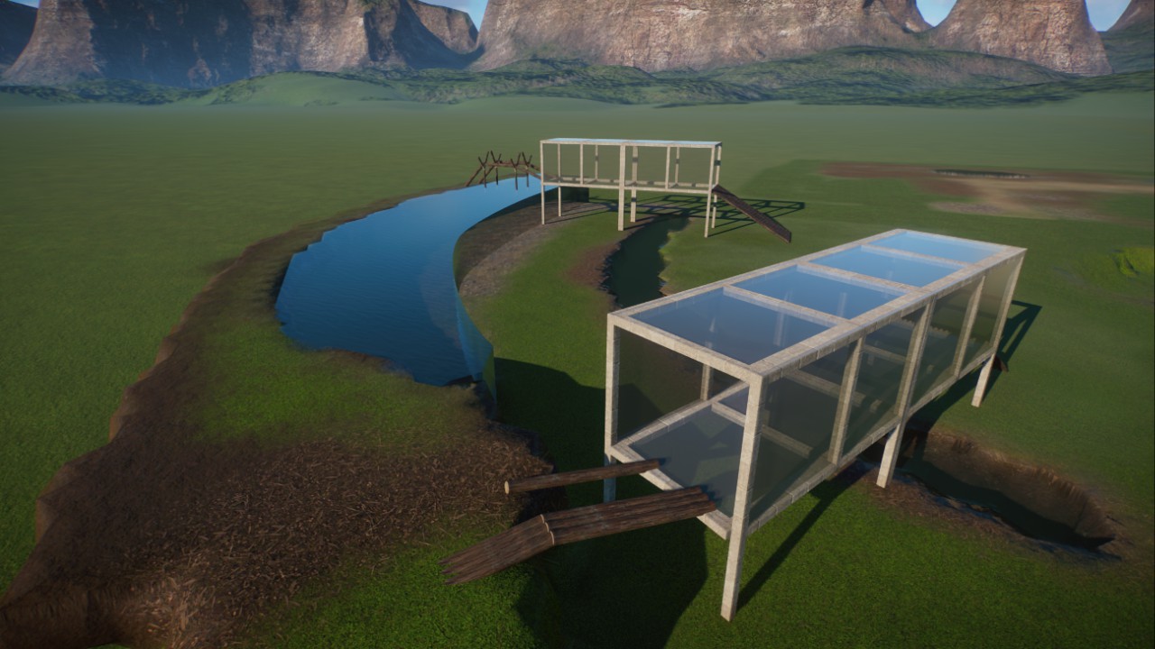 Animal Tunnel Bridge Overpass