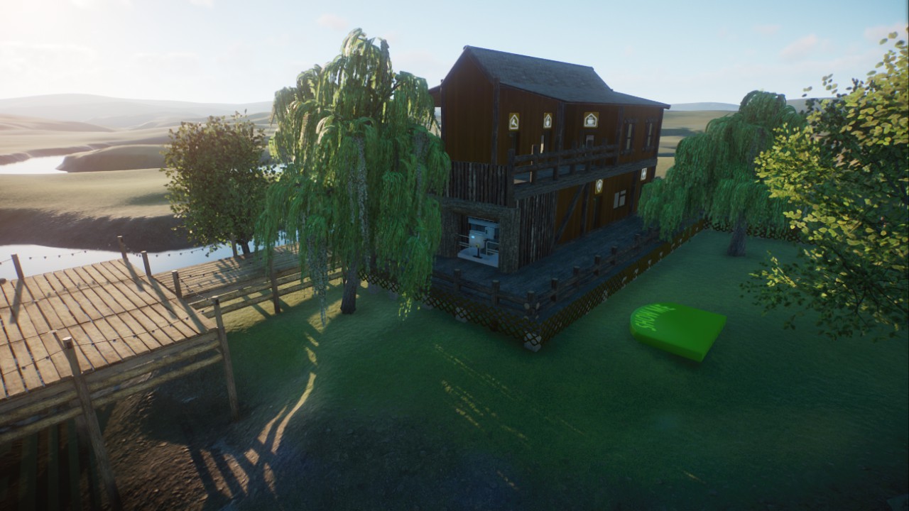 Staff Building with Deck