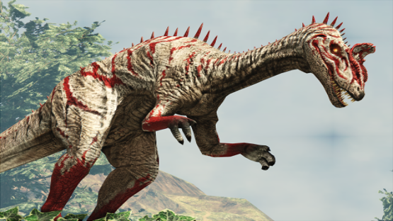 Kitsune Cryolophosaurus (Halloween 2022)