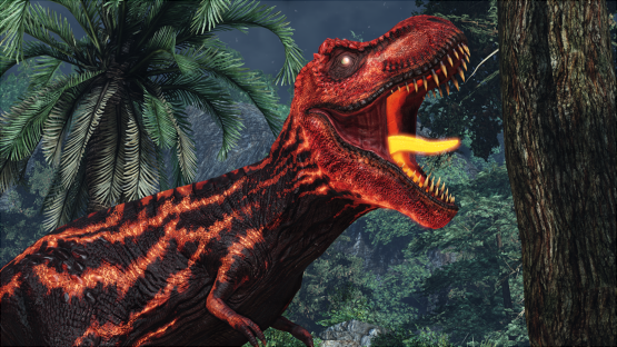 Flame Beard Tyrannosaurus (Standalone skin) (Halloween 2021) (Free or store)