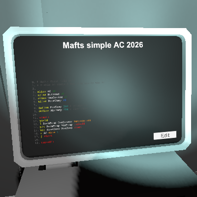 Mafts simple AC 2026