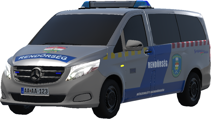 Készenléti Rendőrség Mercedes