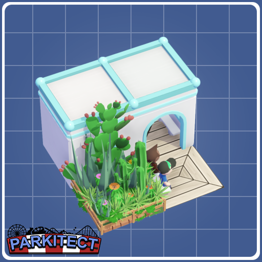2x2 toilet - cactus garden