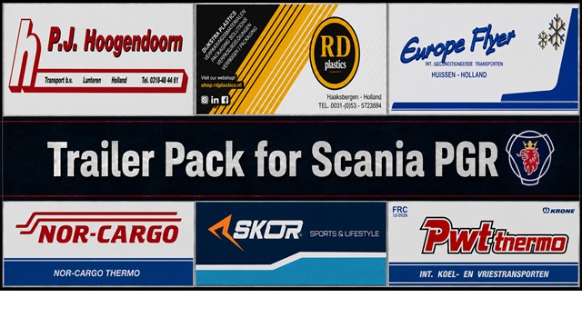 Trailer Pack for Scania PGR 
