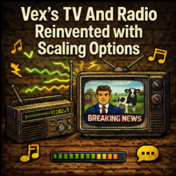 [B42] Vex's TV &  Radio Reinvented with Scaling - NO MORE UPDATES – Project Zomboid Mod