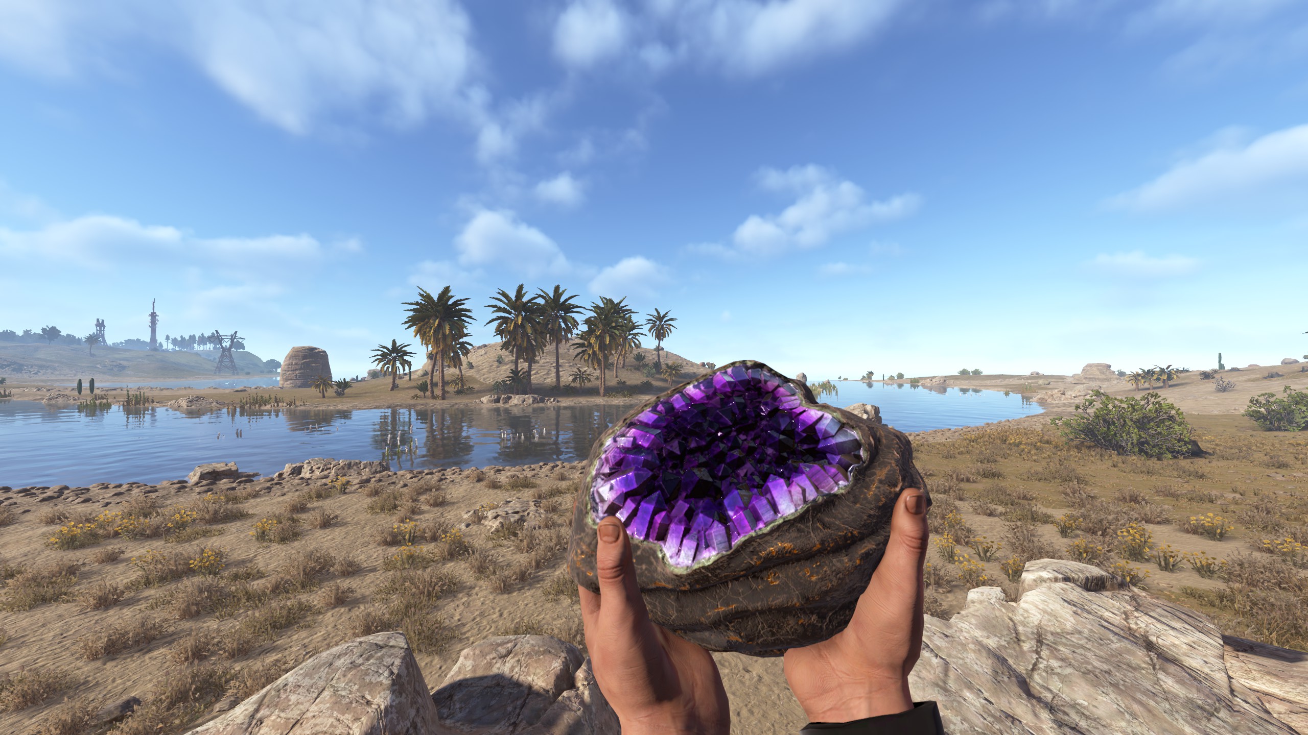 Amethyst Geode Rock thumbnail 8