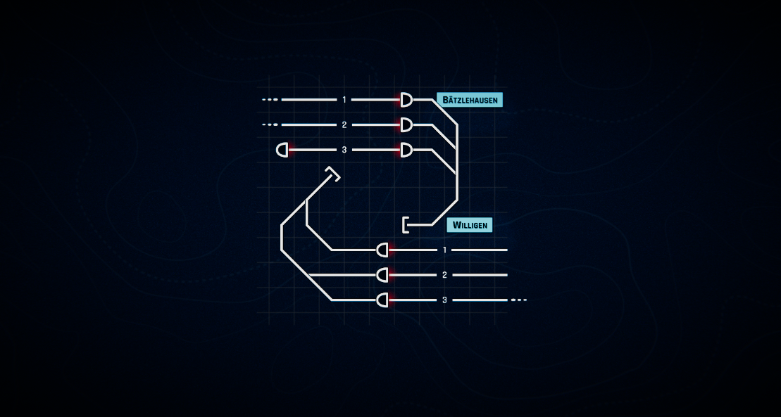 Small German Route (currently only 3 trains)