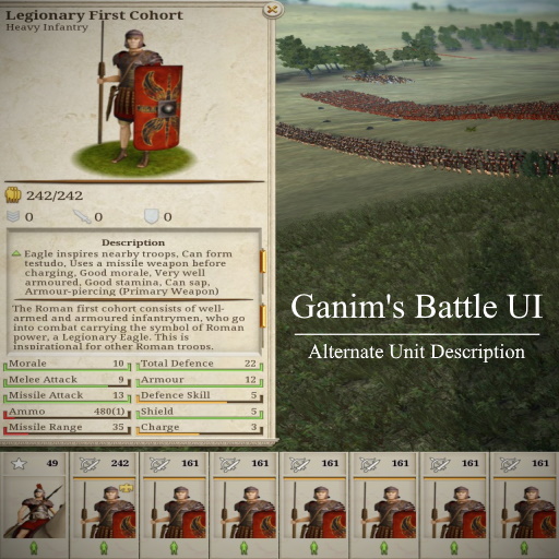 Ganim's Battle UI - Alternate Unit Description