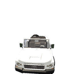 Kids Car, white
