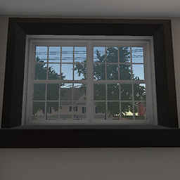 Window Insert Black Stain (Large)