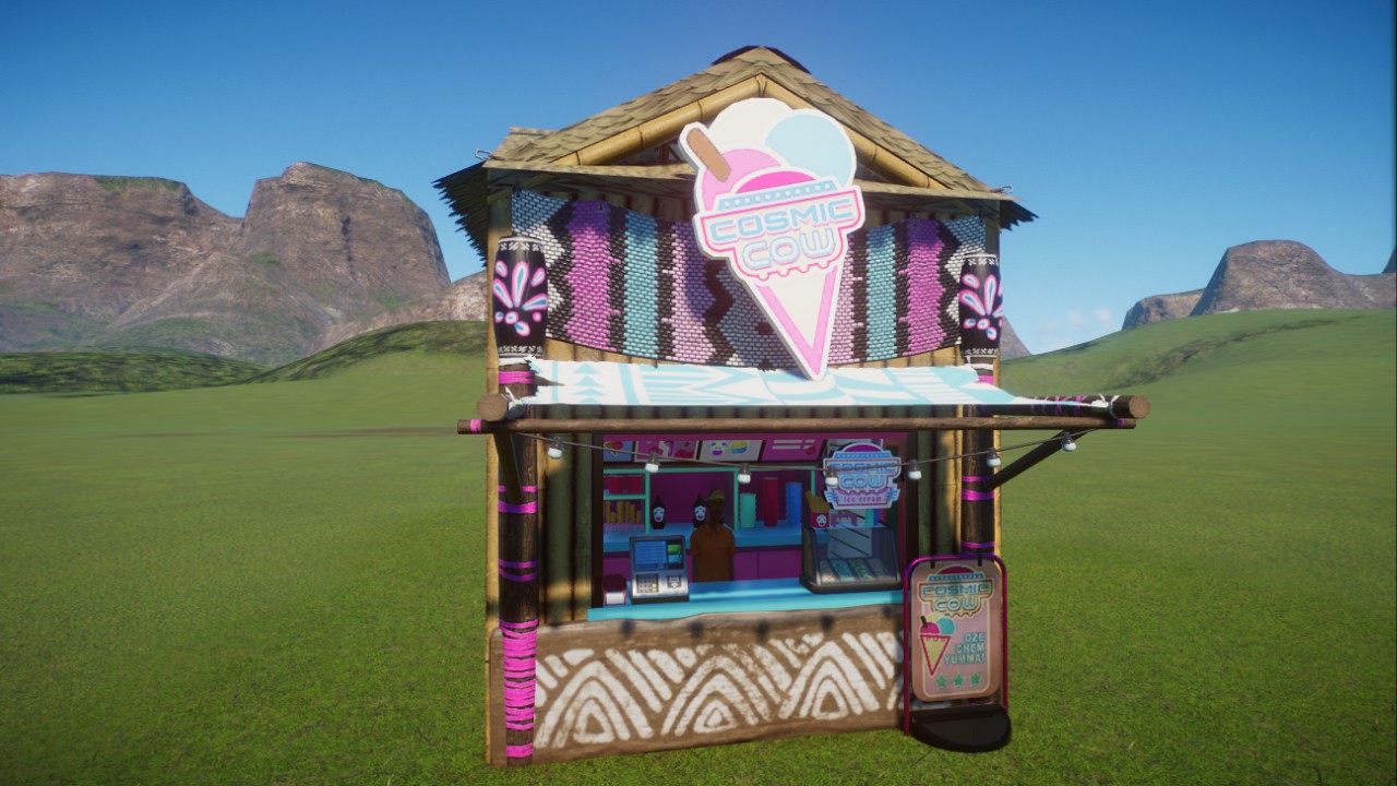 Tiki style - Cosmic Cow Icecream [by stunfish]