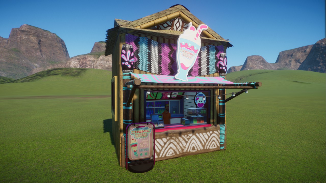 Tiki style - Cosmic Cow Milkshakes [by stunfish]