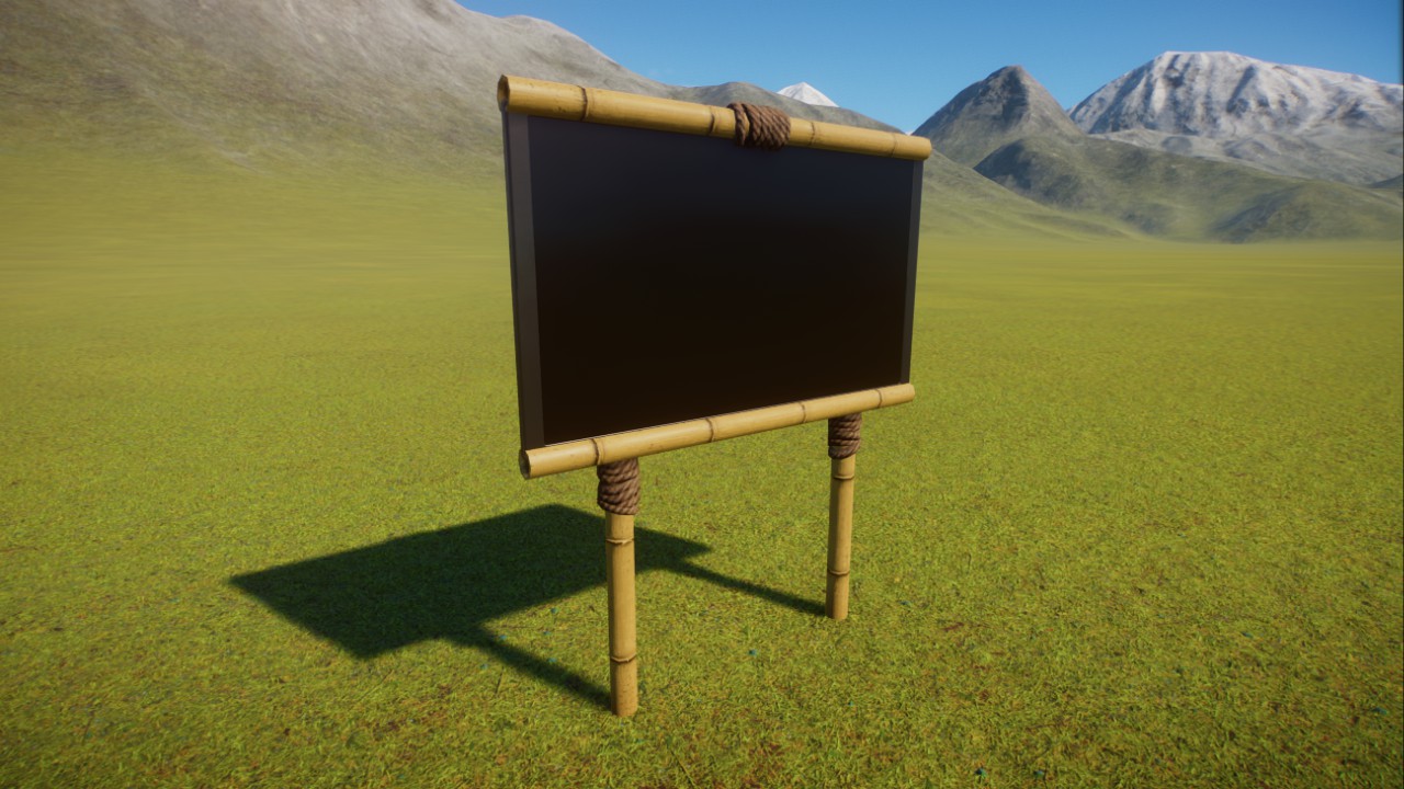 Tiki style - Habitat Information Board [by stunfish]