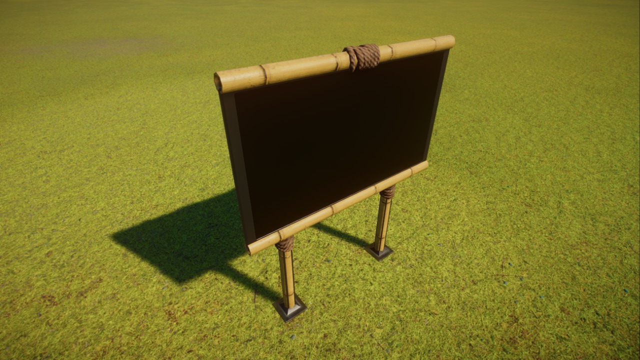 Tiki style - Habitat Information Board (Solar-powered) [by stunfish]