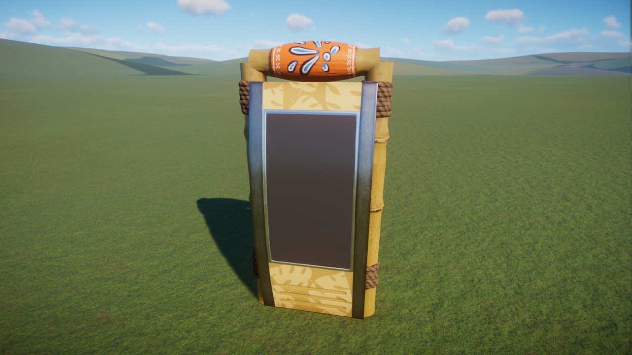 Tiki style - Conservation Information Board [by stunfish]