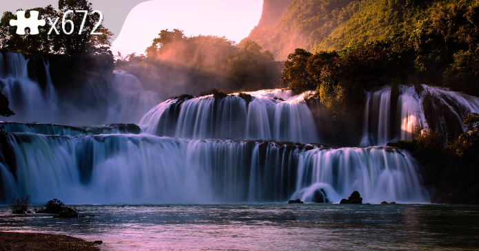 Gioc village waterfall